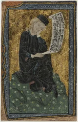 Leaf: Abelard with Scroll
